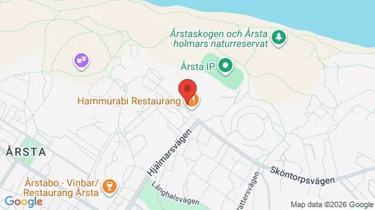 Lägenheter att hyra i Hammarbyhamnen - kort over placeringen