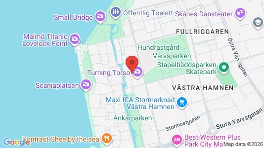 Lägenheter att hyra i Malmö Centrum - kort over placeringen