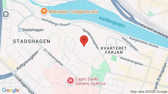 Lägenheter att hyra i Kungsholmen - kort over placeringen