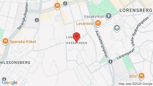 Lägenheter att hyra i Göteborg Centrum - kort over placeringen