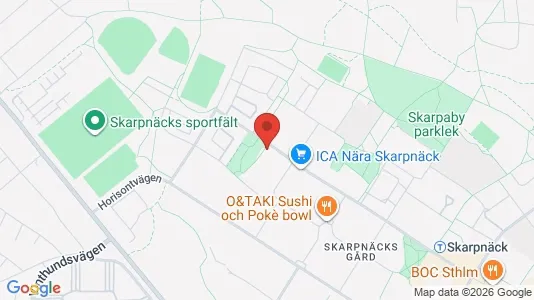 Lägenheter att hyra i Söderort - kort over placeringen