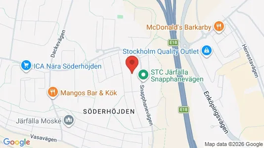 Lägenheter att hyra i Järfälla - kort over placeringen