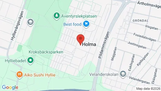 Lägenheter att hyra i Fosie - kort over placeringen
