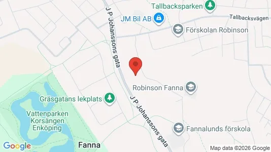 Lägenheter att hyra i Enköping - kort over placeringen