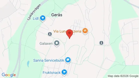 Lägenheter att hyra i Göteborg Östra - kort over placeringen