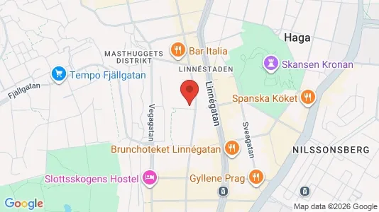 Lägenheter att hyra i Göteborg Centrum - kort over placeringen