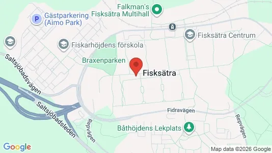 Lägenheter att hyra i Nacka - kort over placeringen