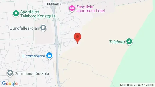 Lägenheter att hyra i Växjö - kort over placeringen