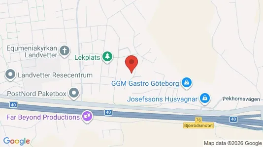 Lägenheter att hyra i Härryda - kort over placeringen