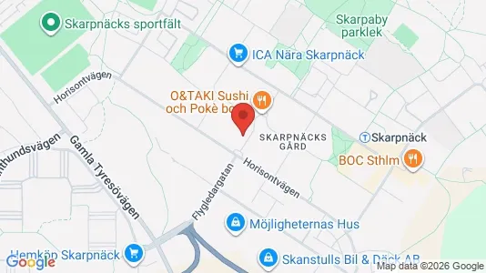 Lägenheter att hyra i Söderort - kort over placeringen