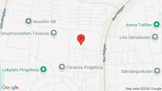 Lägenheter att hyra i Gävle - kort over placeringen