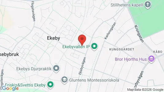 Lägenheter att hyra i Uppsala - kort over placeringen