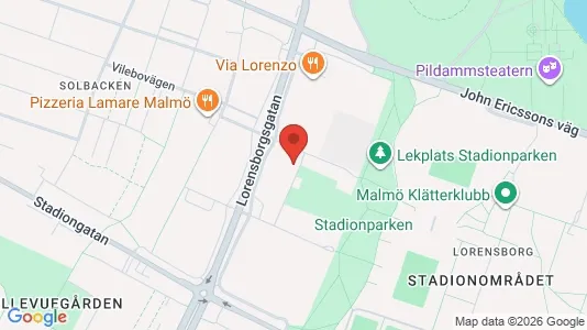 Lägenheter att hyra i Malmö Centrum - kort over placeringen