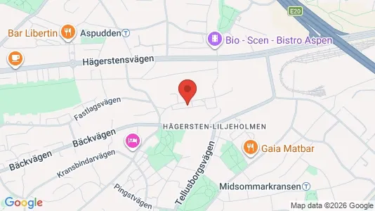Lägenheter att hyra i Söderort - kort over placeringen