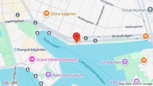 Lägenheter att hyra i Gärdet/Djurgården - kort over placeringen