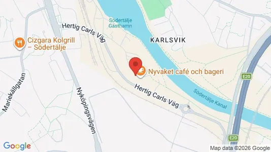 Lägenheter att hyra i Södertälje - kort over placeringen