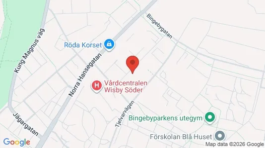 Lägenheter att hyra i Gotland - kort over placeringen