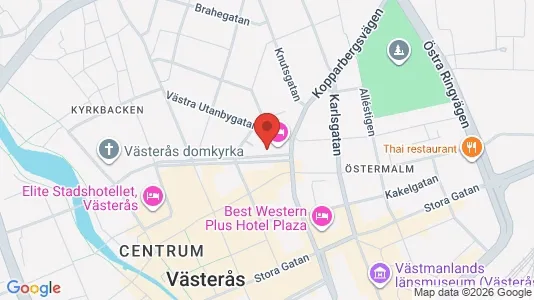 Lägenheter att hyra i Västerås - kort over placeringen