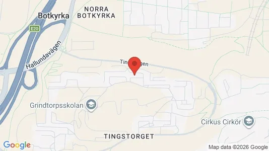Lägenheter att hyra i Botkyrka - kort over placeringen