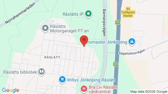 Lägenheter att hyra i Jönköping - kort over placeringen