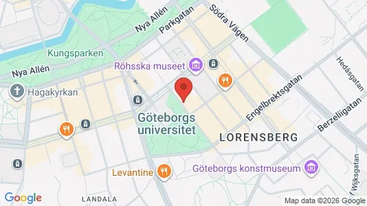 Lägenheter att hyra i Göteborg Centrum - kort over placeringen
