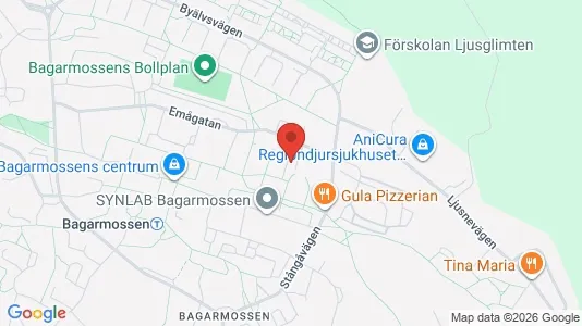 Lägenheter att hyra i Söderort - kort over placeringen