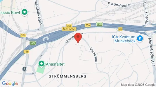 Lägenheter att hyra i Örgryte-Härlanda - kort over placeringen