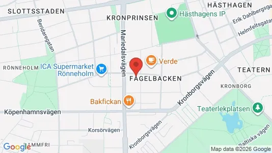 Lägenheter att hyra i Malmö Centrum - kort over placeringen