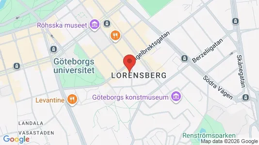 Lägenheter att hyra i Göteborg Centrum - kort over placeringen