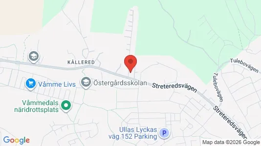 Lägenheter att hyra i Mölndal - kort over placeringen