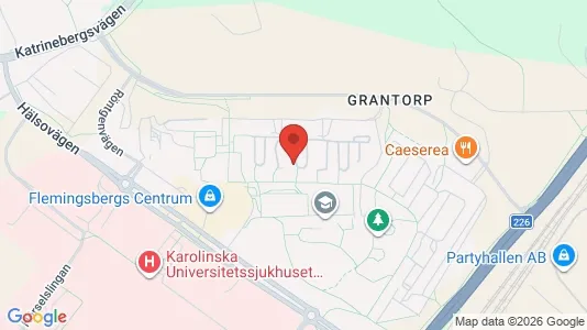 Lägenheter att hyra i Huddinge - kort over placeringen