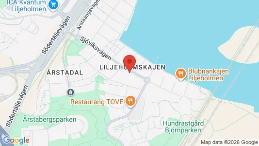 Lägenheter att hyra i Södermalm - kort over placeringen