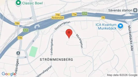 Lägenheter att hyra i Örgryte-Härlanda - kort over placeringen