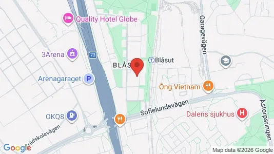 Lägenheter att hyra i Söderort - kort over placeringen