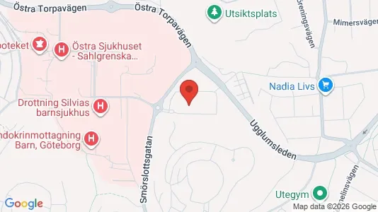 Lägenheter att hyra i Örgryte-Härlanda - kort over placeringen