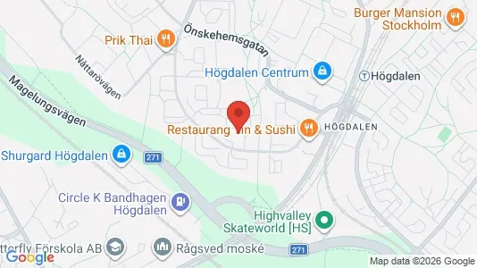 Lägenheter att hyra i Söderort - kort over placeringen