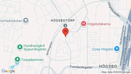 Lägenheter att hyra i Majorna-Linné - kort over placeringen