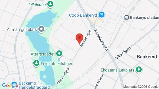 Lägenheter att hyra i Jönköping - kort over placeringen