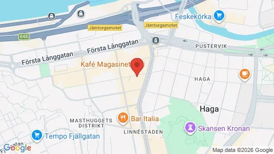 Lägenheter att hyra i Göteborg Centrum - kort over placeringen