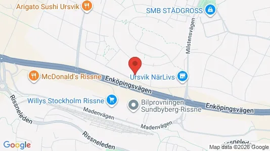 Lägenheter att hyra i Sundbyberg - kort over placeringen