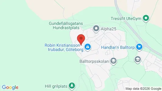Lägenheter att hyra i Mölndal - kort over placeringen