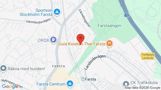 Lägenheter att hyra i Söderort - kort over placeringen