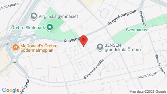 Lägenheter att hyra i Örebro - kort over placeringen