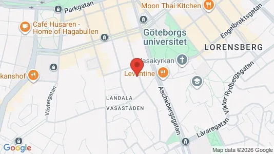 Lägenheter att hyra i Göteborg Centrum - kort over placeringen