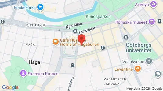 Lägenheter att hyra i Göteborg Centrum - kort over placeringen