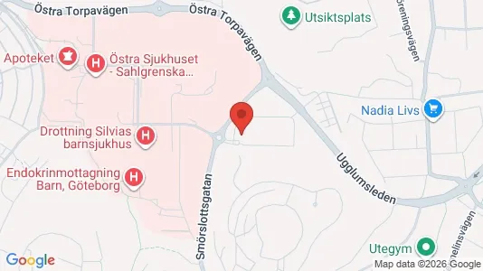 Lägenheter att hyra i Örgryte-Härlanda - kort over placeringen