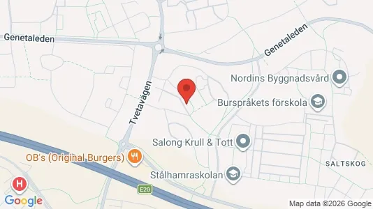 Lägenheter att hyra i Södertälje - kort over placeringen