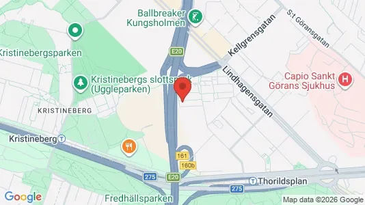 Lägenheter att hyra i Kungsholmen - kort over placeringen