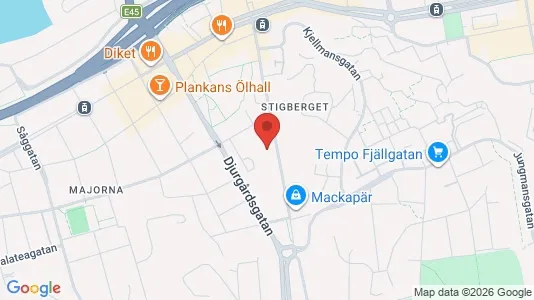 Lägenheter att hyra i Majorna-Linné - kort over placeringen