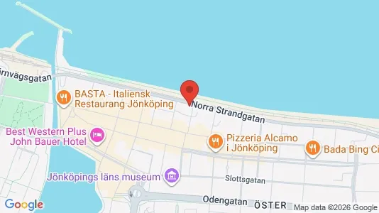 Lägenheter att hyra i Jönköping - kort over placeringen